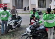 Sat Lantas Polres Barru Laksanakan Sosialisasi Tertib Berlalulintas Kepada Komunitas Ojek Online