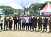 Kapolres Majene Hadiri Upacara Penutupan TMMD Ke-126 di Lapangan Betteng Pamboang