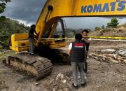 Polres Jeneponto kembali Amankan alat berat Excapator di lokasi tambang ilegal di Kelara