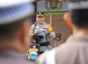 Kapolres Barru Pimpin Apel Gelar Pasukan Operasi Zebra Pallawa