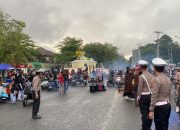 Satlantas Polres Soppeng Kawal Rolling City Peserta Jamnas IVI Ke-4, Kapolres: Wujud Pelayanan Presisi untuk Keselamatan Masyarakat