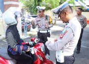 Polres Majene Gelar Operasi Zebra Marano 2025, Sasar Pelanggaran Kasatmata di Jalan Jenderal Sudirman