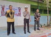 Satgas Preemtif Ops Zebra 2025 Polres Sinjai Sambangi Sekolah, Tanamkan Budaya Tertib Berlalu Lintas Sejak Usia Dini.
