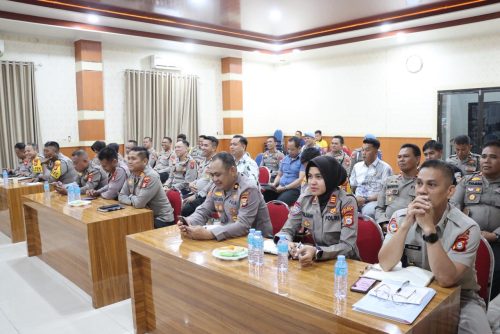 Kumpulkan Para PJU dan Kapolsek Jajaran, Kapolres Maros Instruksikan Dukung Program Prioritas Nasional