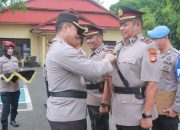 Kapolres Wajo Pimpin Upacara Pelantikan dan Serah Terima Jabatan Sejumlah Pejabat Utama dan Kapolsek