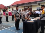 Kapolres Palopo Pimpin Upacara Serah Terima Jabatan Sejumlah Pejabat