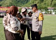 Wakapolda Sulbar Beri Suntikan Motivasi Kepada Para Peserta Persami Korps Kadet