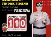 Polres Gowa Imbau Warga: Laporkan Segala Bentuk Tindak Pidana, Keselamatan Anda Prioritas Kami