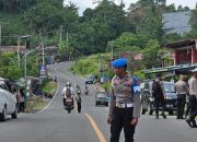 Operasi Zebra Marano di Gerbang Batas Kota Mamuju: Polda Sulbar Tingkatkan Kesadaran Berkendara dengan Sentuhan Humanis