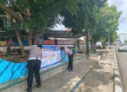 Satlantas Polres Bone Pasang Spanduk Sasaran Prioritas Ops Zebra 2025