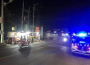 Patroli Blue Light Sat Lantas Polres Majene, Cegah Pelanggaran Lalu Lintas dan Kriminalitas Malam Hari