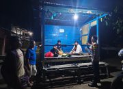 Patroli Malam Polsek Pamboang Sambangi Poskamling, Warga Diimbau Tingkatkan Kewaspadaan