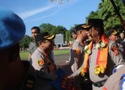 Kapolres Kepulauan Selayar Hadiri Penyambutan Kapolda Sulsel  Irjen Pol. Djuhandhani Rahardjo Puro