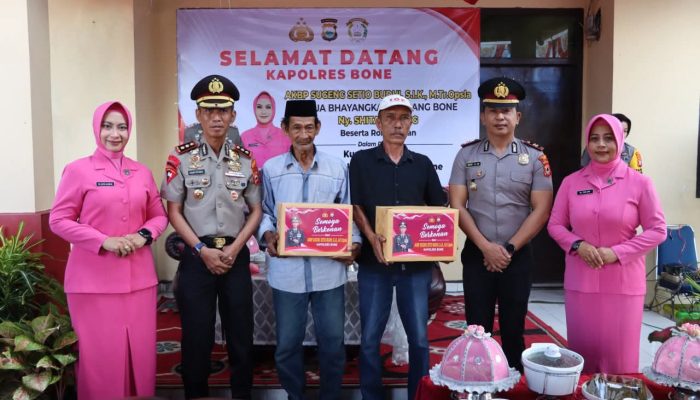 Rangkaian Kunjungan Kerja Kapolres Bone Tuntas, Seluruh Polsek Resmi Disambangi