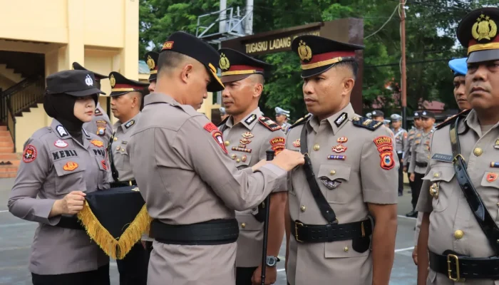 Kapolres Takalar Pimpin Sertijab Pejabat Utama