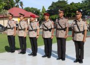 Kapolres Jeneponto Pimpin Upacara Serah Terima Jabatan Struktural
