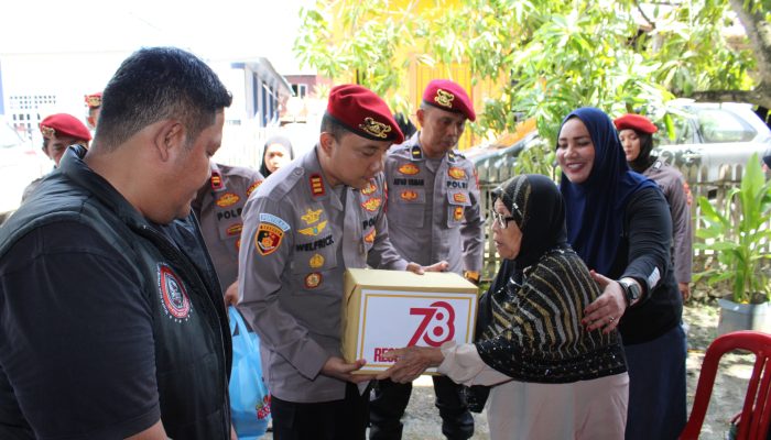 Sambut HUT Reserse ke-78, Sat Reskrim dan Sat Resnarkoba Polres Sidrap Hadirkan Senyuman di Wala