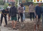 Sinergi Tanpa Batas: Polsek Lamasi, TNI, dan Warga Bersatu Memperbaiki Jalan Poros Lamasi