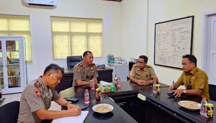 Kapolres Lakukan Koordinasi ke BPBD Lutim, Perkuat Langkah Antisipasi dan Kesiapsiagaan