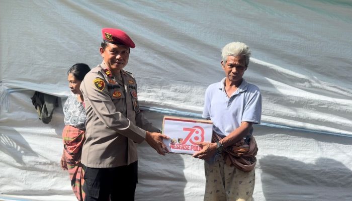 Bakti Sosial Sat Reskrim Polres Tana Toraja: Bantuan untuk Warga Terdampak Kebakaran