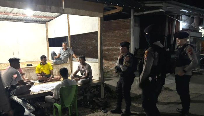 Satuan Samapta Polres Majene Gencarkan Patroli Malam Hari, Perkuat Pencegahan Gangguan Kamtibmas