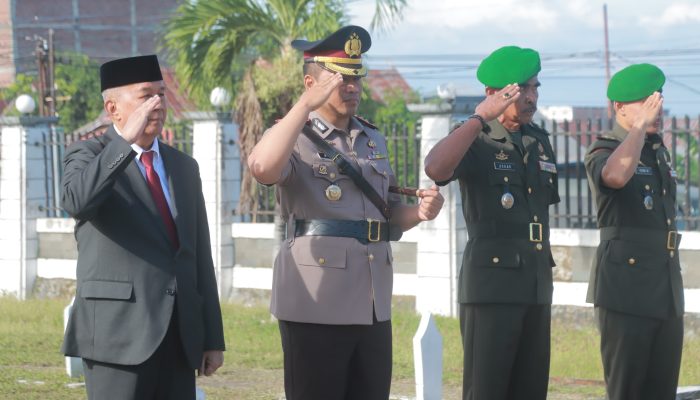 Kapolres Wajo Hadiri Upacara Ziarah Rombongan Peringatan Hari Juang TNI AD ke-80