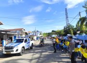 Satlantas Polres Majene Kawal Kegiatan Jalan Santai Porseni SDN 02 Kampung Baru