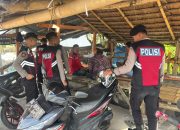 Patroli Dialogis Sat Samapta Polres Majene Sasar Pangkalan Ojek, Imbau Warga Jaga Kamtibmas
