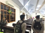Polres Majene Pastikan Keamanan Ibadah Natal, Pengamanan Ketat Digelar di Gereja GPIB Immanuel Majene