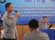 Jelang Ops Kepolisian Terpusat Lilin-2025, Polres Toraja Utara Gelar Latihan Pra Operasi
