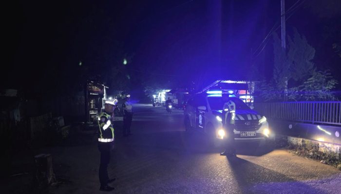 Satlantas Polres Majene Intensifkan Patroli Blue Light, Tekan Pelanggaran dan Cegah Kriminalitas Malam Hari