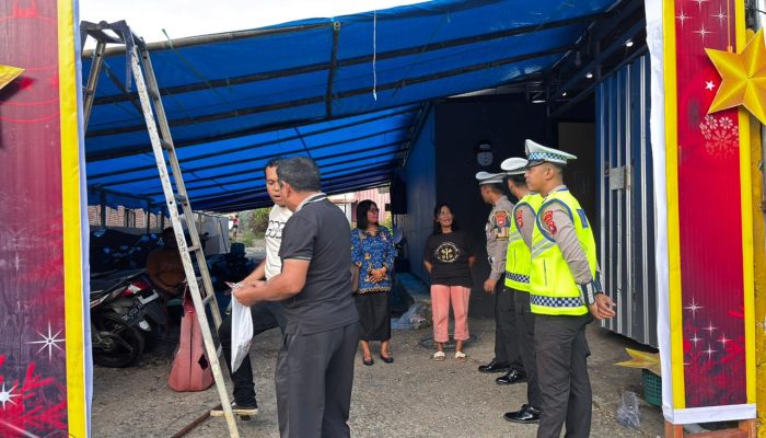 Gereja di Mamuju Jadi Prioritas Kegiatan Patroli Dialogis Ditlantas Polda Sulbar Selama Nataru