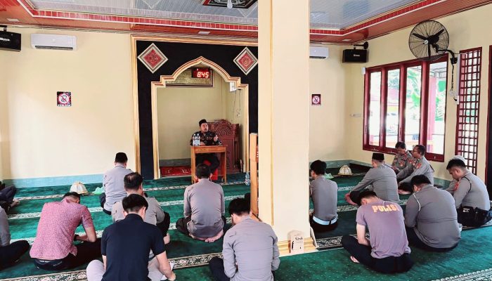 Binrohtal Jadi Penguat Karakter, Polres Tana Toraja Bangun Mental dan Spiritualitas Personel