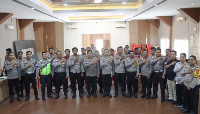 Amankan Nataru, Polres Palopo Gelar Latihan Pra Ops Lilin 2025