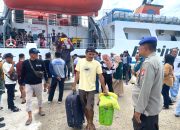 Sat Polair Polres Majene Maksimalkan Pengamanan Bongkar Muat KM Sabuk Nusantara 93 di Pelabuhan Passarang