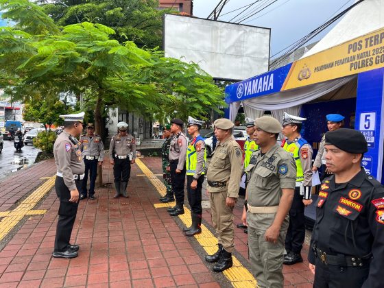 Polres Gowa dan Instansi Terkait Gelar Apel Kesiapan Pos Terpadu, Siap Beri Pelayanan Nataru