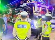Ramp Check di Terminal Simbuang, Ditlantas Polda Sulbar Perketat Pengawasan Bus Jelang Lonjakan Mobilitas Nataru