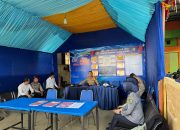 Kapolres Maros Bersama Pejabat Utama Lakukan Peninjauan Ke Posko Pengamanan, Bagikan Bingkisan Untuk Personel