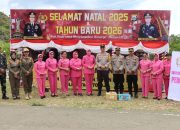 Kapolres Tana Toraja dan Ketua Bhayangkari Kunjungi Pospam, Beri Semangat Personel