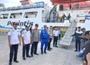 Sat Polair Polres Majene Amankan Pemberangkatan KM Sabuk Nusantara 93 Rute Majene–Polman