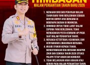 Kapolres Palopo Keluarkan himbauan Jelang Pergantian Tahun 2025