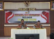 Polres Bone Gelar Analisa dan Evaluasi Bulanan, Kapolres Tekankan Penguatan Harkamtibmas Jelang Ramadhan