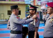 Kapolres Sidrap Pimpin Korps Raport Kenaikan Pangkat 44 Personelnya