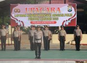 Polres Jeneponto Gelar Upacara Kenaikan Pangkat, Diwarnai Tradisi Siram Air Kembang