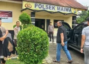 Kapolsek Maiwa Terima Kunjungan  Kapolres Enrekang