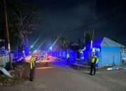 Antisipasi Pelanggaran dan Balap Liar Pada Malam Hari, Satlantas Polres Majene Gelar Patroli Blue Light