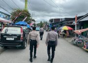 Samapta Polres Majene Intensifkan Patroli Jalan Kaki, Sentuh Langsung Pusat Keramaian Kota dan Pangkalan Ojek