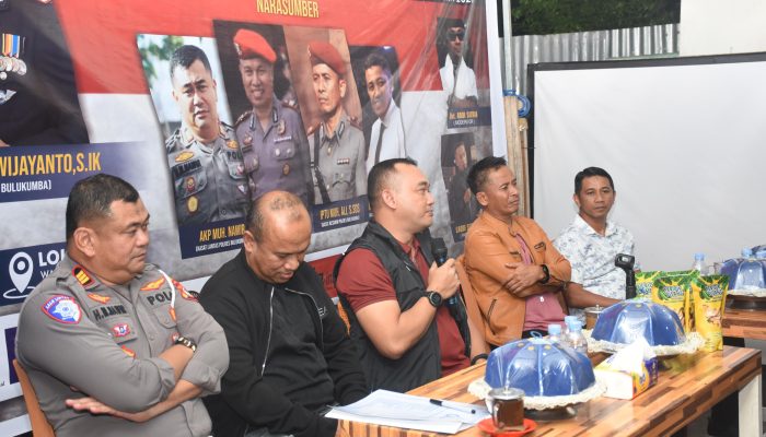 Kapolres Bulukumba Bersama 4 Kasat, Jadi Narasumber Dialog Awal Tahun 2026 Yang Digelar Bulukumba Institute