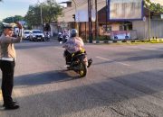 Satlantas Polres Sinjai Gelar Pengaturan Rutin, Ciptakan Lalu Lintas Aman dan Lancar.