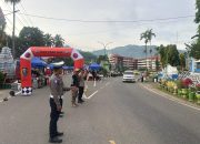 Wujud Pelayanan dan Pengayoman, Polres Tana Toraja Amankan Car Free Day di Makale